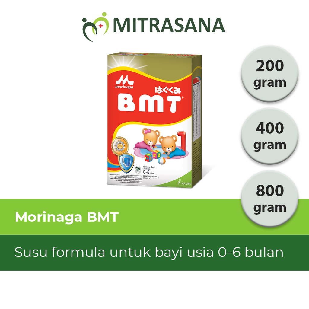 Morinaga BMT Gold - 200 gr / 400 gr / 800 gr - Susu formula 0-6 bulan