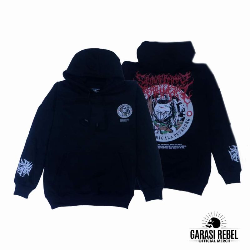 SWEATER CBDM HOODIE GARASI REBEL DISTRO