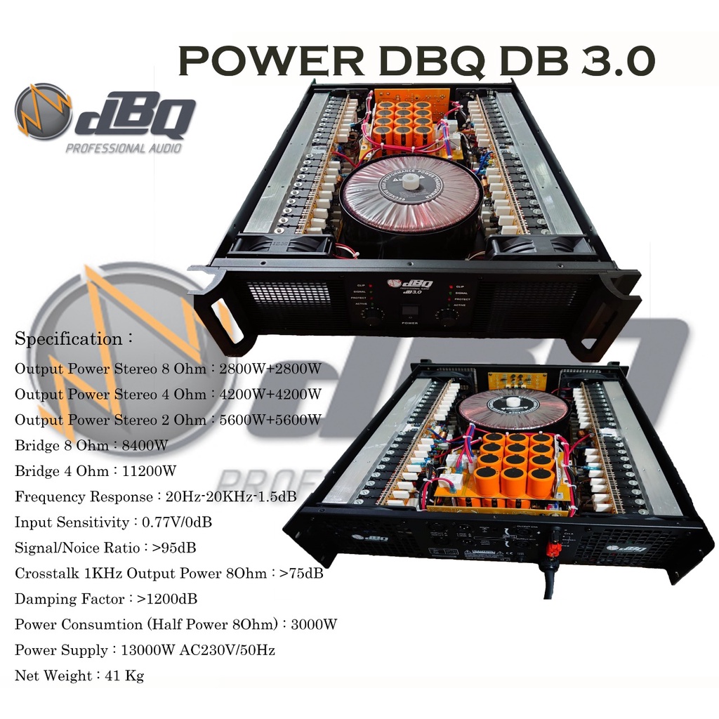 POWER AMPLIFIER DBQ DB 3.0 POWER DBQ DB 3.0