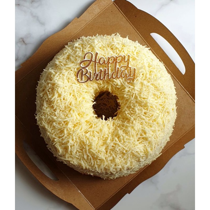 

Kue Chiffon Chifon Cake Hadiah Hampers Premium Keju Cheese Birthday