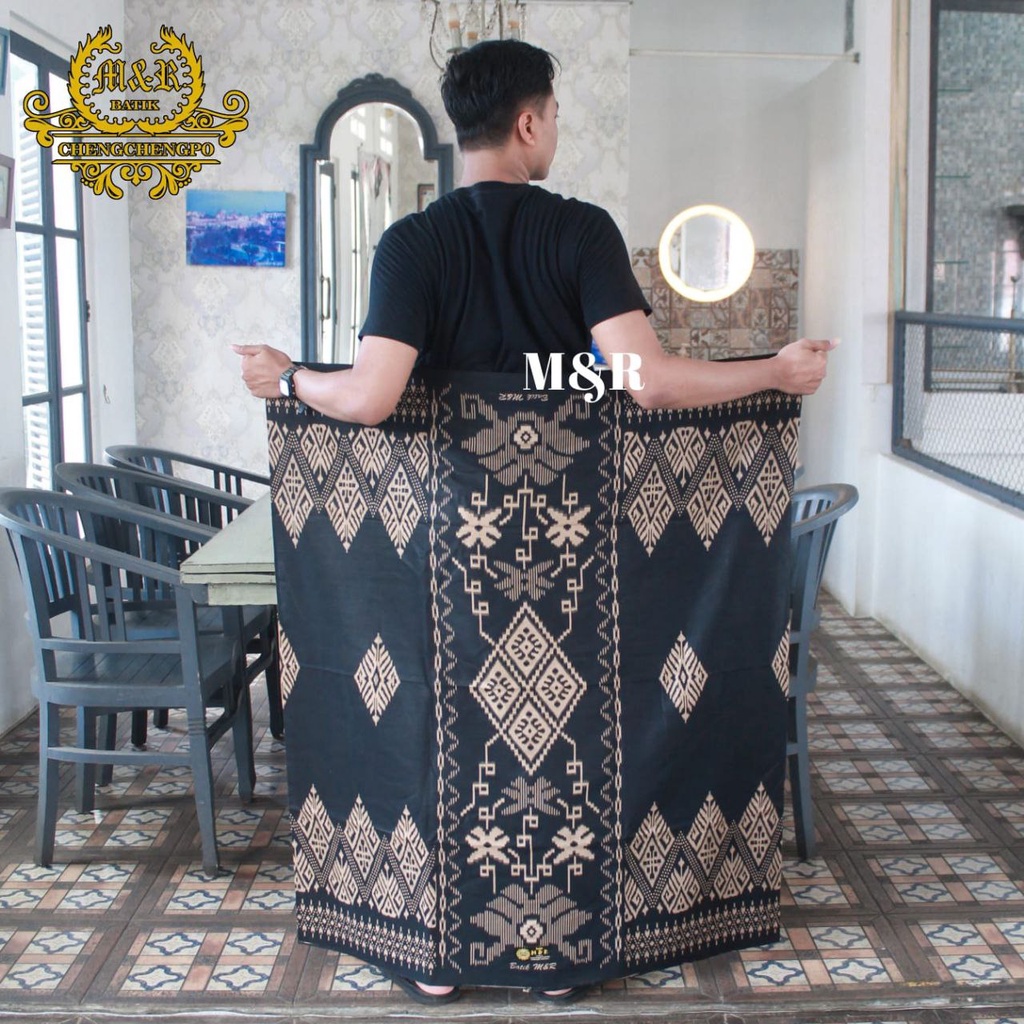 Sarung Batik Pekalongan / Sarung Batik Pria / Sarung Hitam