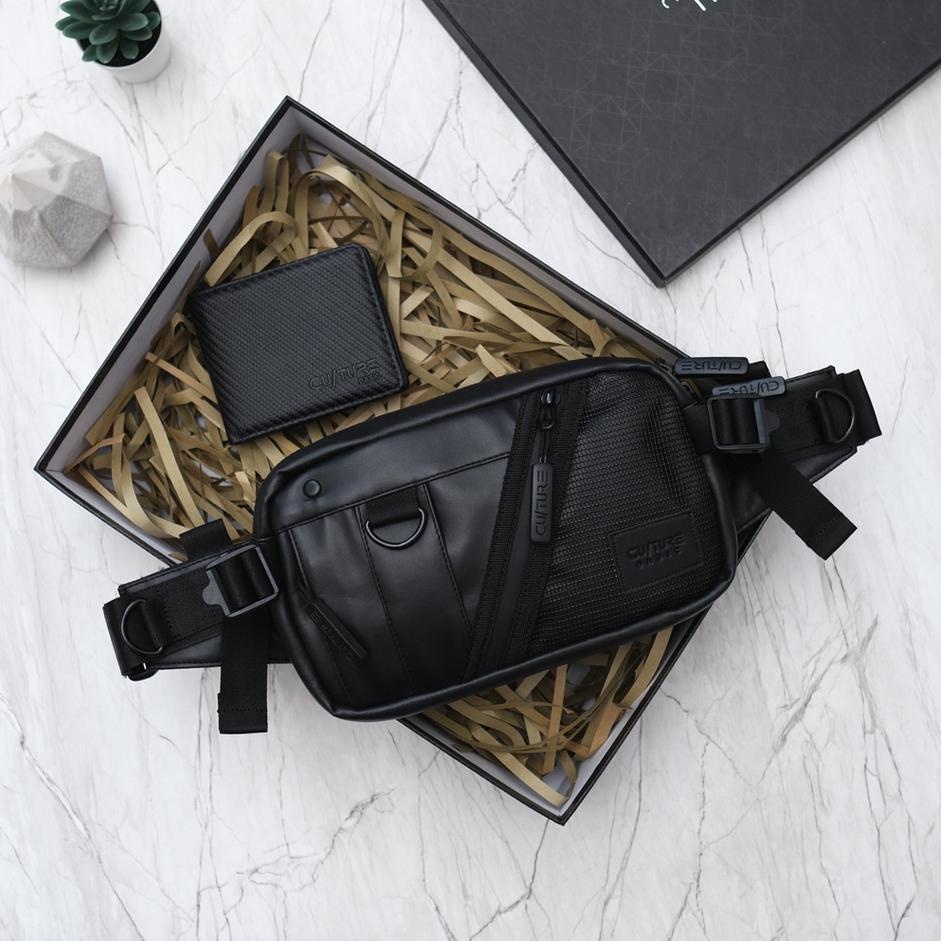 Rekomendasi CULTURE BASIC | PAKET REGULAR CAMBRIGDE BUNDLING (WAISTBAG+DOMPET) INCLUDE BOX