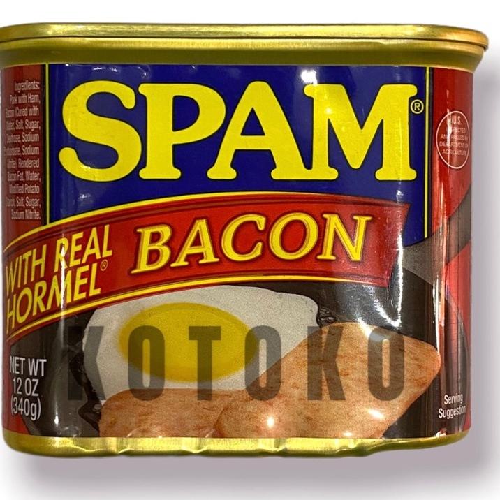 Good Order--Daging Kaleng Hormel SPAM Bacon / SPAM Ham USA 340gr