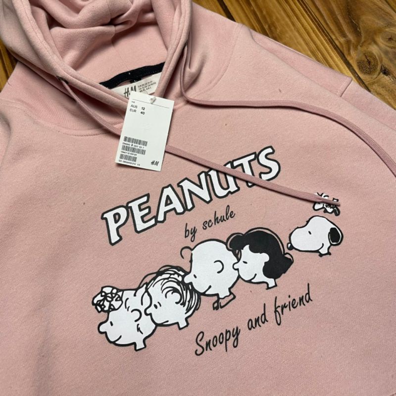 HOODIE JAKET SWEATER H&amp;M x PEANUTS FULLTAG &amp; LABEL