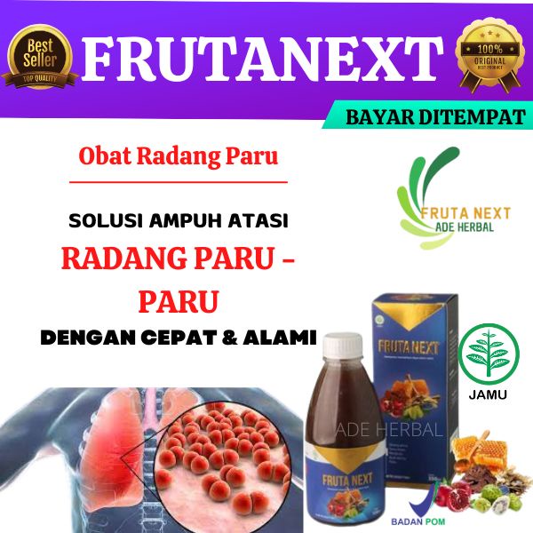 FRUTANEXT Obat herbal Mengatasi Pembengkakan paru paru | Flek Paru Emfisema Fibrosis Paru Pneumonia 