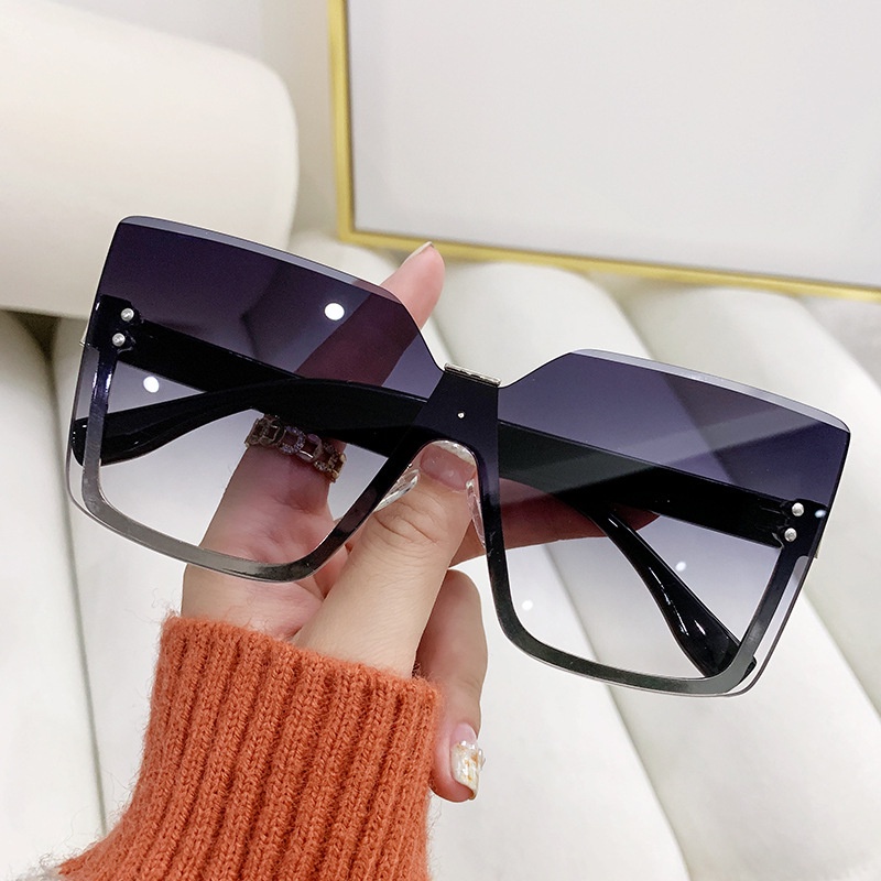 Kacamata Hitam Dengan Bingkai Logam Model simple Untuk Pria Dan Wanita