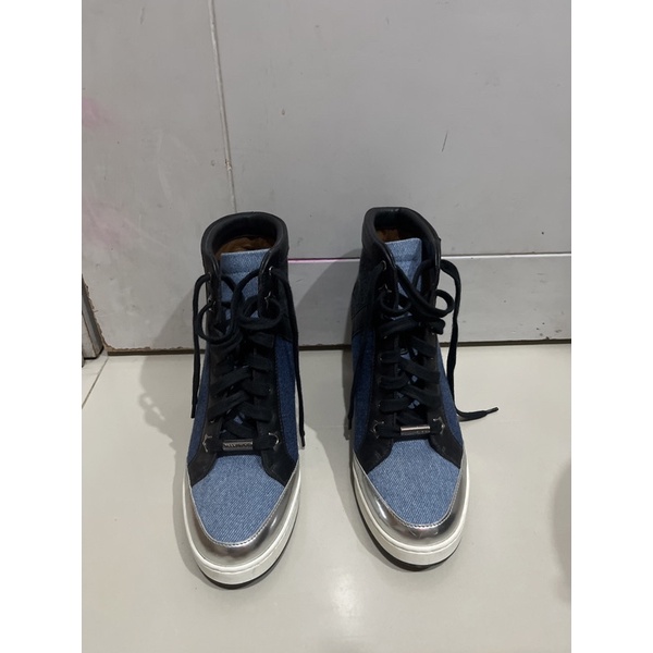 keep an preloved like new boot shoes jimmy choo denim sz 38,5