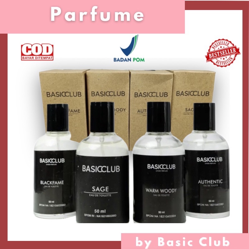 GEAMOORE BASIC CLUB PARFUME UNISEX 50 ML/ BASICCLUB ELEGANT EU DE TOILETE 50ML