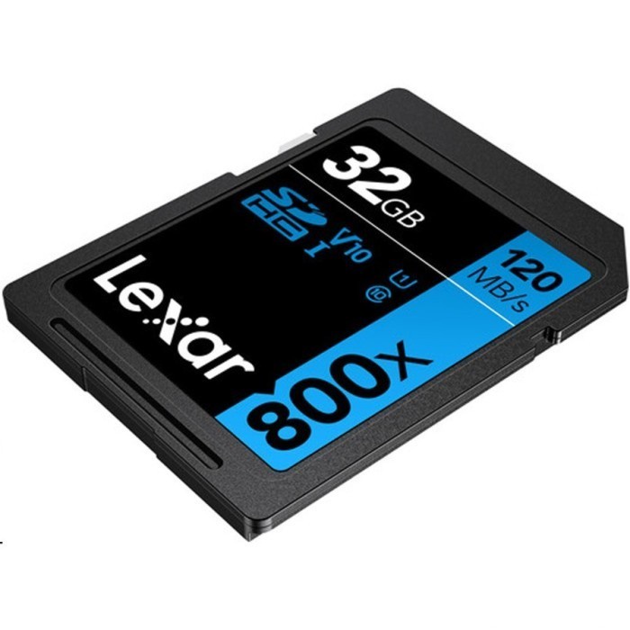 SD Card SDHC Lexar High-Performance 800x 32GB RW up to 120