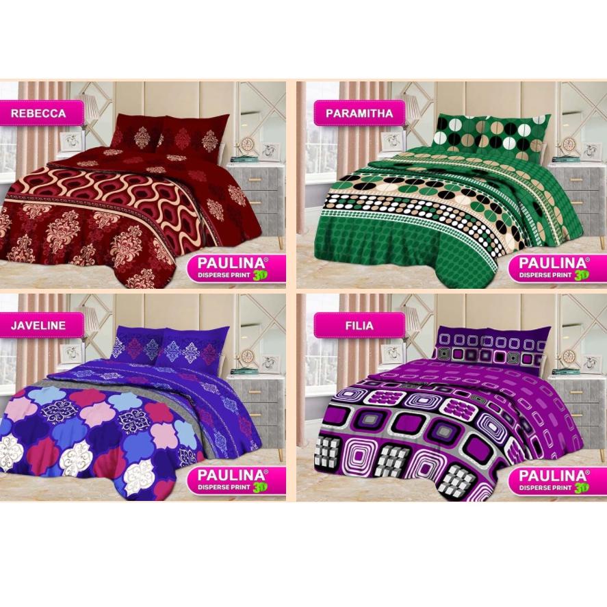 IJN  Bonita Paulina Sprei King Size 180x200 cm Seprai Motif ‣ TAR.18Oc22q