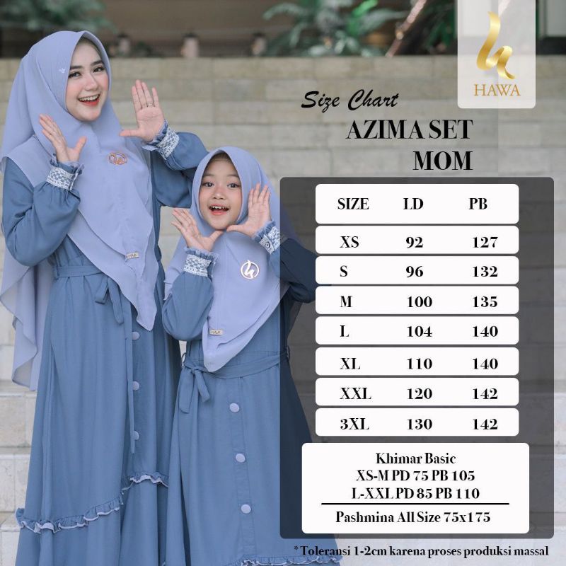 READY STOK SARIMBIT HAWA AZAM AZIMA