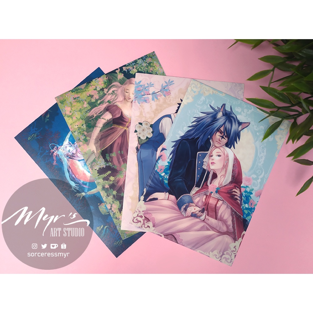 SasuSaku Fairytale Artprint Set