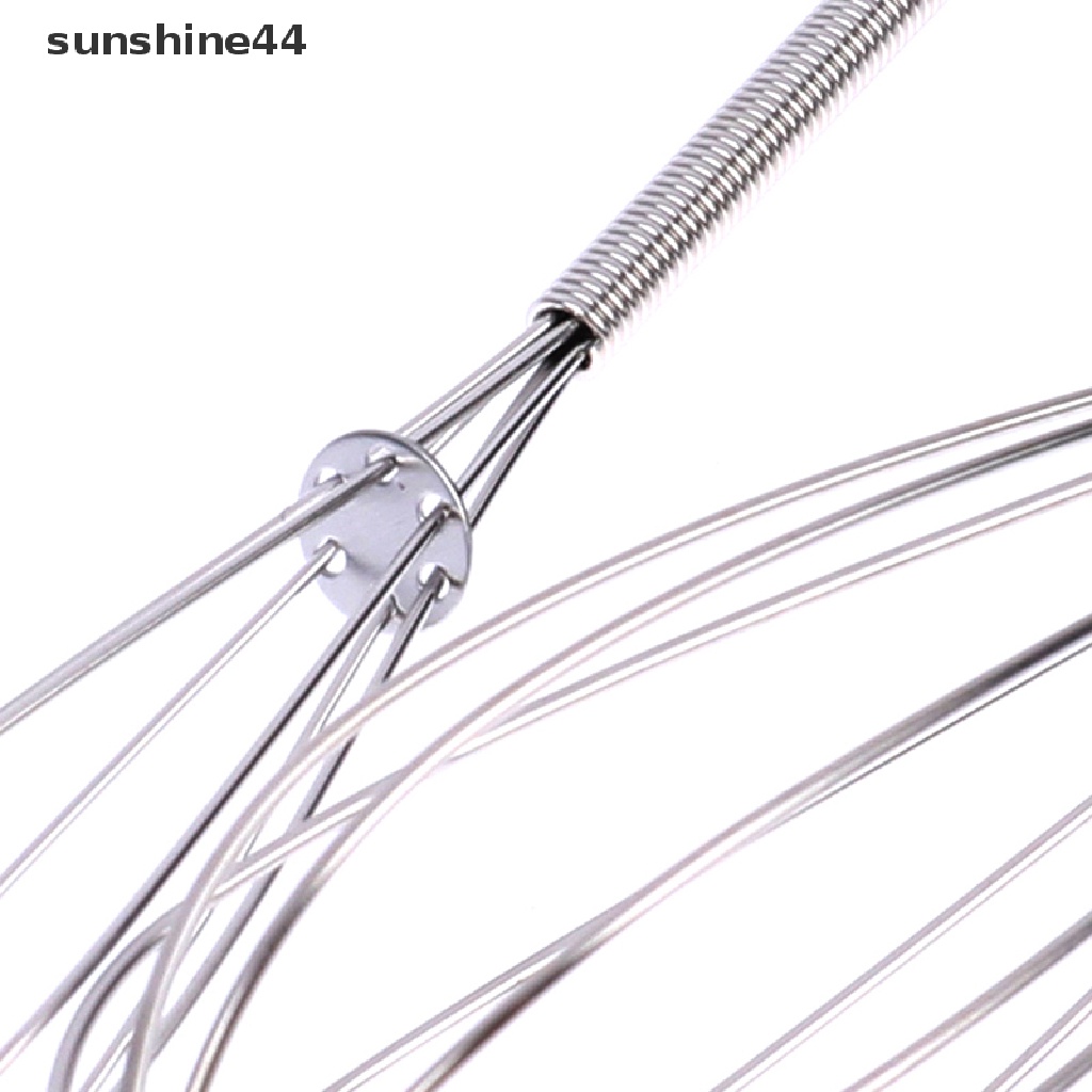 Sunshine 1pc Alat Pengocok Telur Manual Bahan Stainless Steel