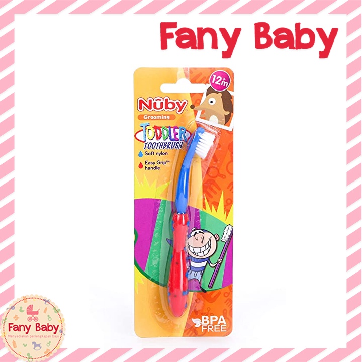 NUBY GROOMING TODDLER TOOTHBRUSH 12M+