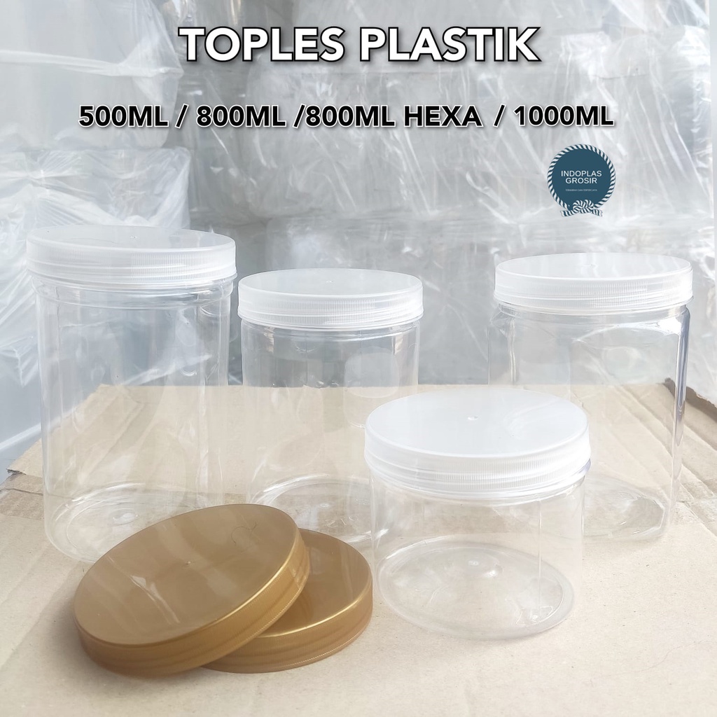 TOPLES EKONOMIS / TOPLES TABUNG / TOPLES PLASTIK 400ML / 500ML / 600ML / 800ML / 1000ML