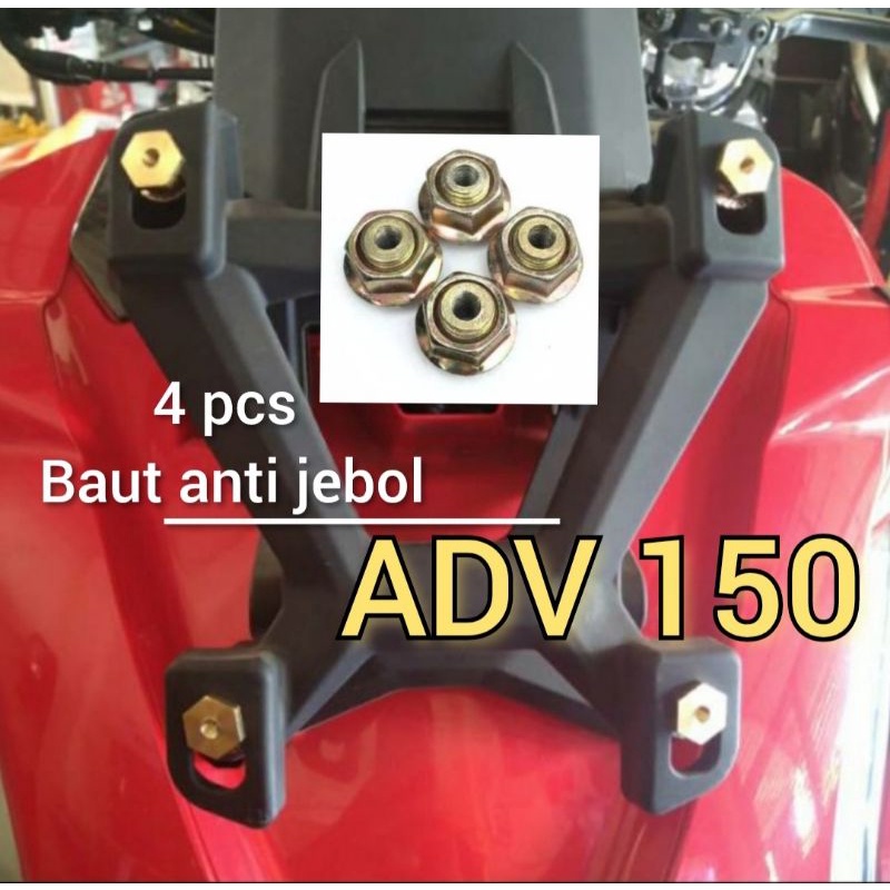 4 pcs Baut visor Anti Jebol honda ADV 150 Adv 160 nmax xmax aerox lexi