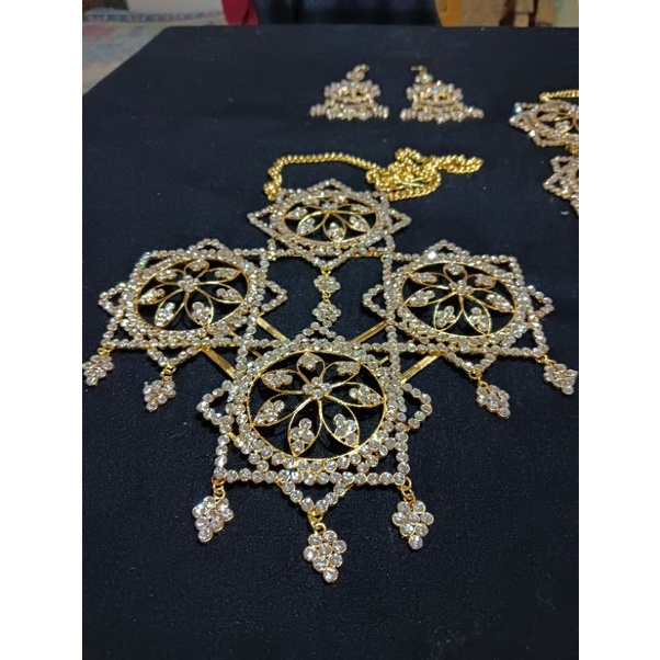 kalung cowok || kalung manten pria bugis full mata batu permata