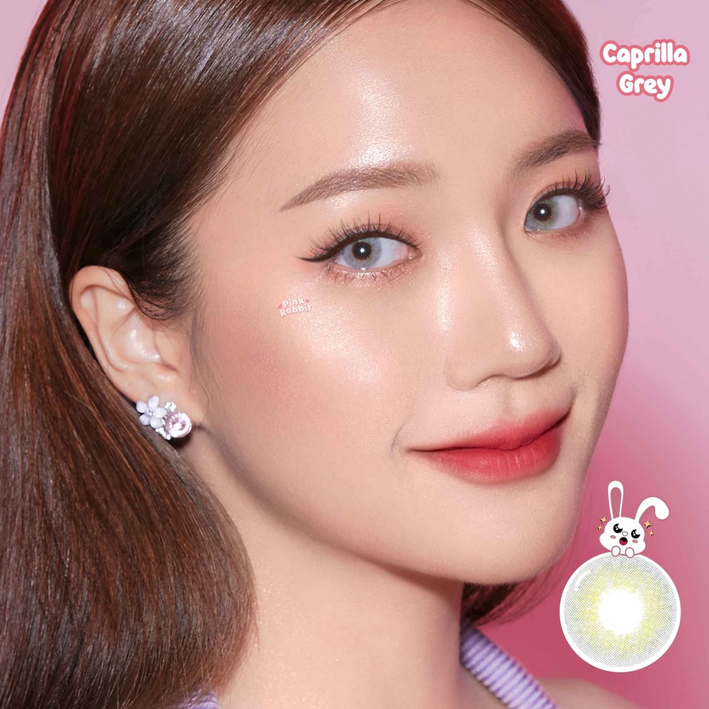 PINKRABBIT Softlens Caprilla Grey (Normal, Minus 0.5 s/d 10.00)