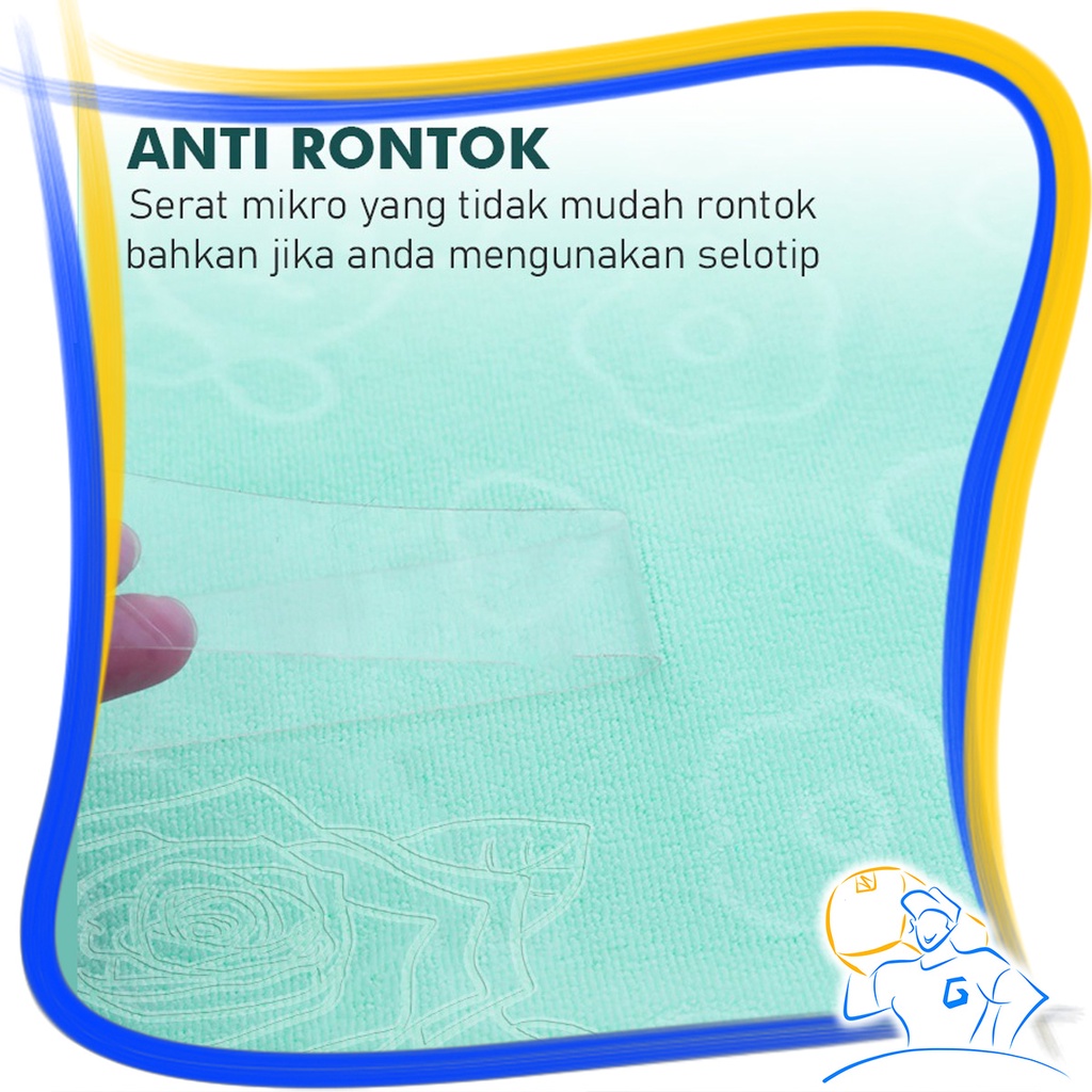 Handuk Mandi Emboss Polos Dewasa Anak Microfiber Serap Air 70 x 140 cm