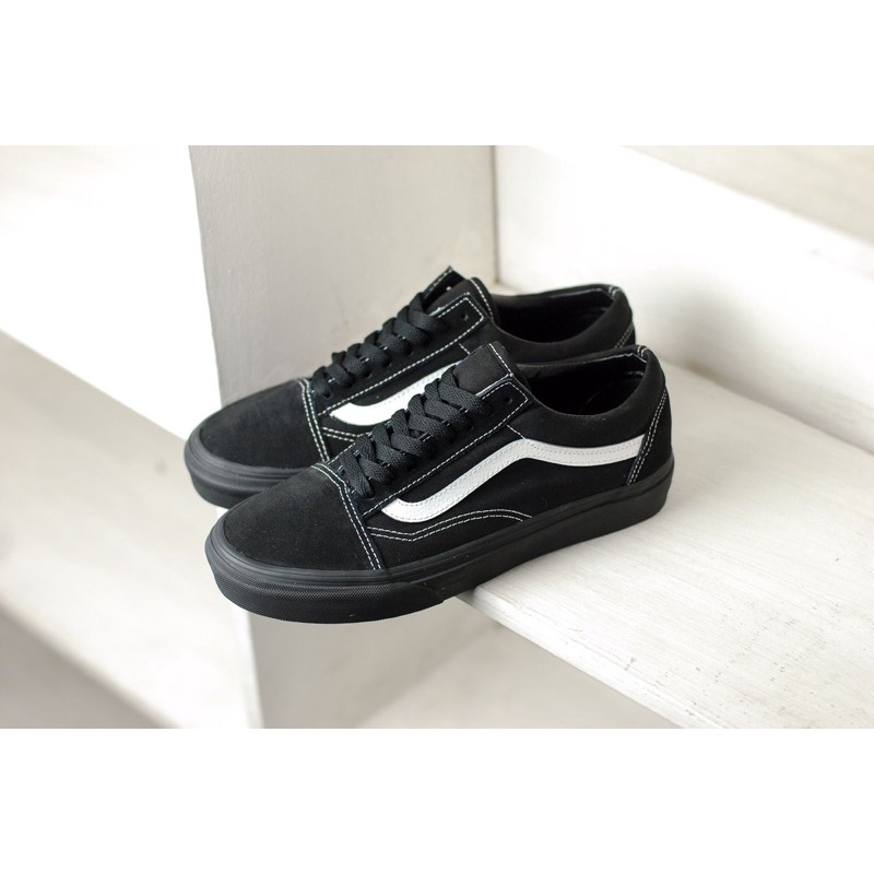 ( 8.8 ) ORIGINAL 100% Vans OldSkool Suede Canvas Black BNIB
