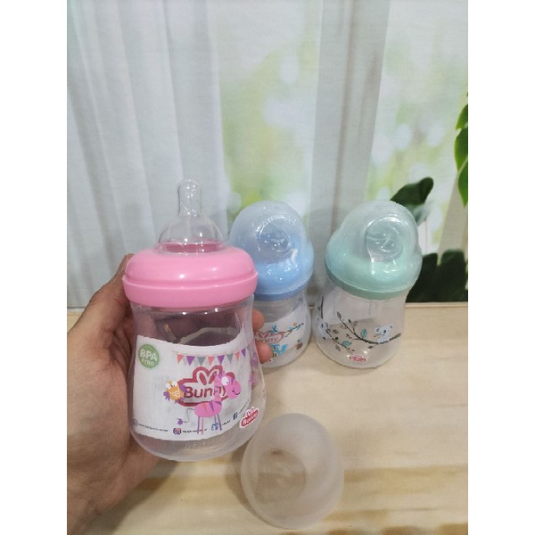 Botol Susu Wide Neck/Botol Berbadan Gemuk Karakter/BPA Free 250Ml/125Ml  Kd 3005/1505