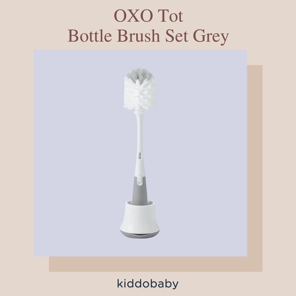 OXO Tot Bottle Brush Set Grey | Sikat Pembersih Botol