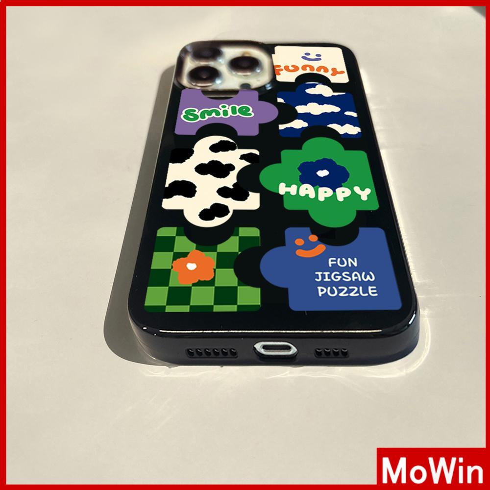 For iPhone 14 Pro Max iPhone Case TPU Soft Case Candy Glossy Case Shockproof Protection Camera Puzzle Compatible For iPhone 13 Pro max 12 Pro Max 11 Pro max xr xs max 7Plus 7 8
