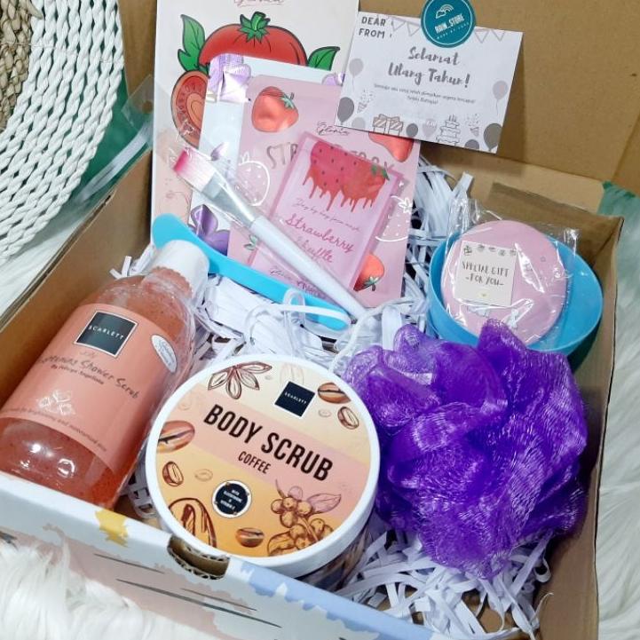 

[✤»New Arrival]HAMPERS GIFT BOX / HAMPERS SCARLETT WHITENING/ HAMPERS BIRTHDAY/HAMPERS GRADUATION