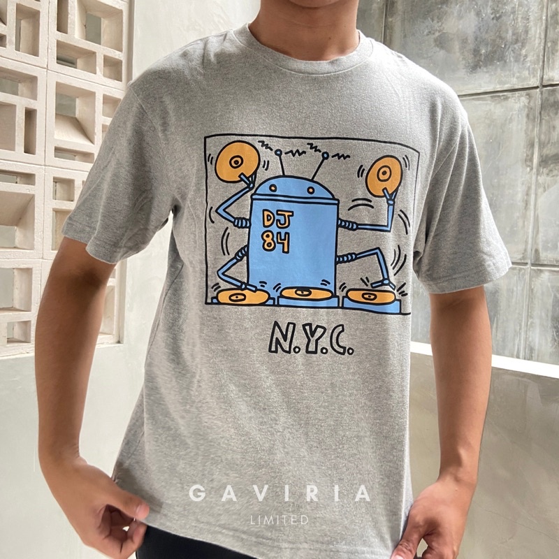 Kaos Uniqlo Keith Haring Second Original