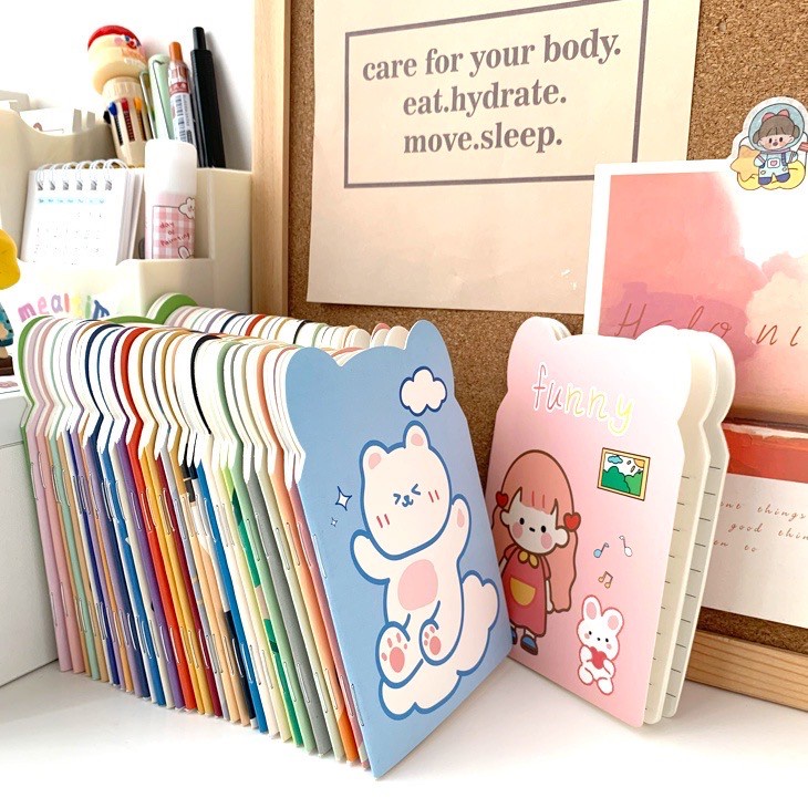 

Mini Notebook Korean Style Cute Lucu Buku Tulis Catatan Kecil 02