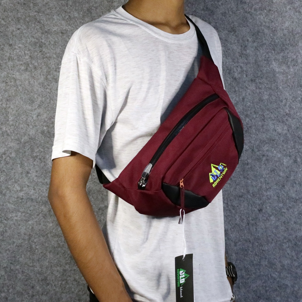 Tas Selempang - Waistbag Pria - Tas Pinggang - Sling Bag BLD