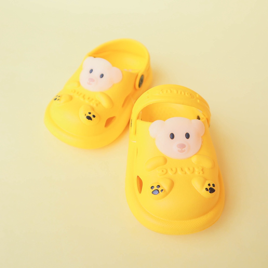 Nuna Store Sepatu Sandal Beruang Cute Anak Laki Laki Tali Belakang / Sandal Anak Terbaru