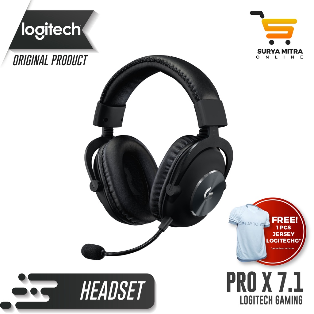 Logitech Pro X Gaming Headset with Blue Voice headphone ORI