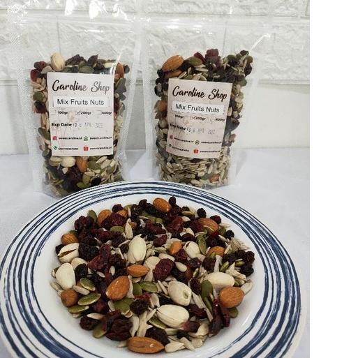 

COD 200gr Mix Dry Fruits & Nuts/ Trail Mix Buah Kering dan Kacang buruan