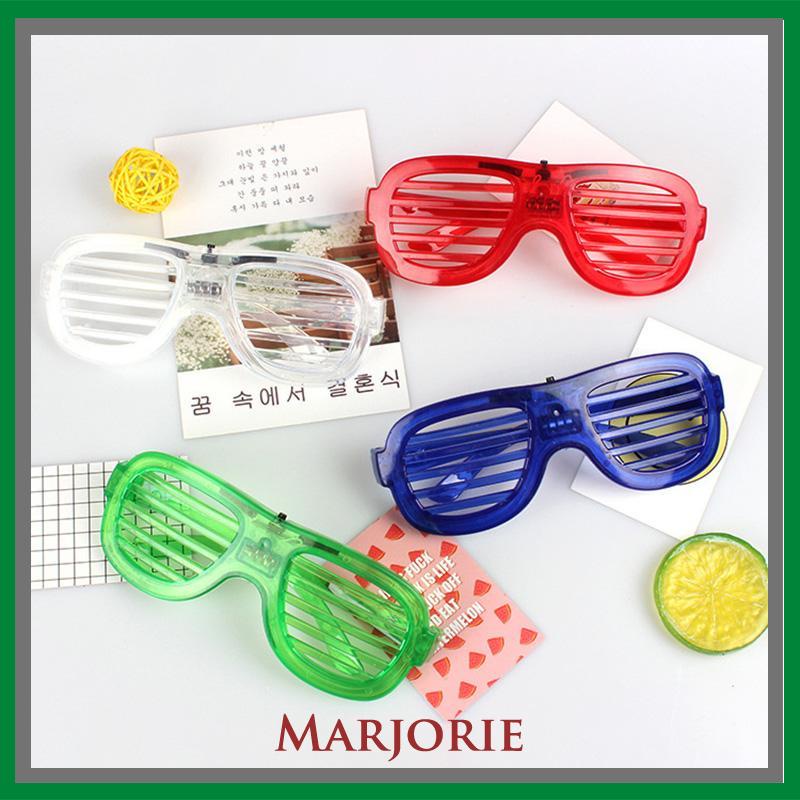 LED Kacamata Nyala Malam Colorful Eyeglass Aksesoris Fashion-MJD