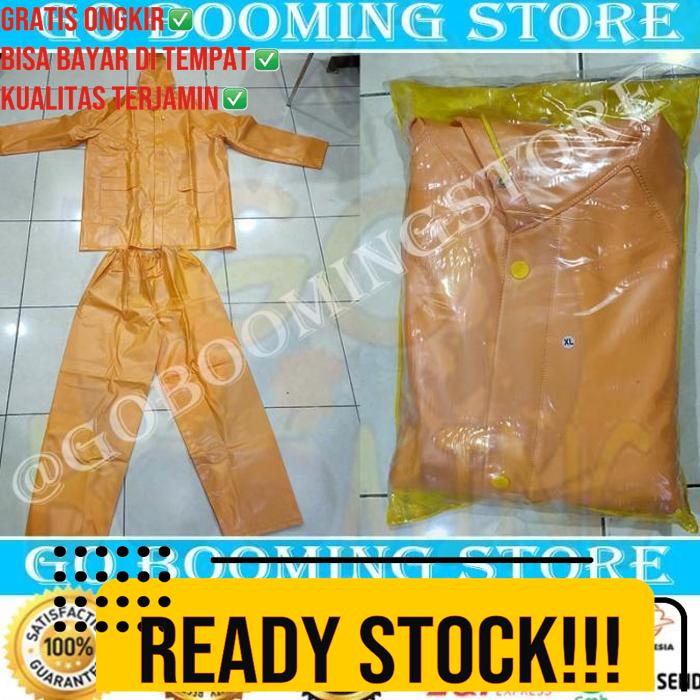Jas Hujan Pvc Tebal Baju Celana / Jas Hujan Safety / Jas Hujan Proyek