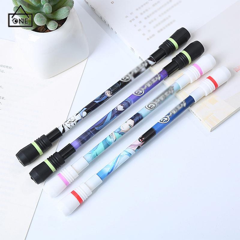 COD❤️Spinning Pen Murah LED Rotating Gaming Pen Oily Luminous Pen Balance Pen Fleksibel Untuk Pemula Berputar-A.one