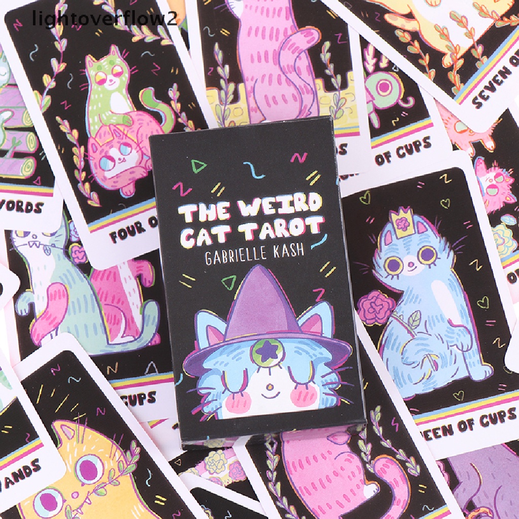 (lightoverflow2) Kartu Tarot The Weird Cat Untuk Ramalan