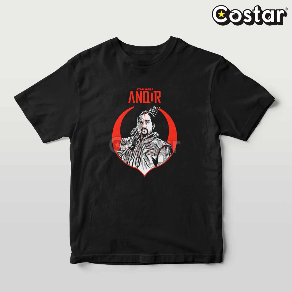 Kaos Star Wars Andor -  Cassian Andor And Logo