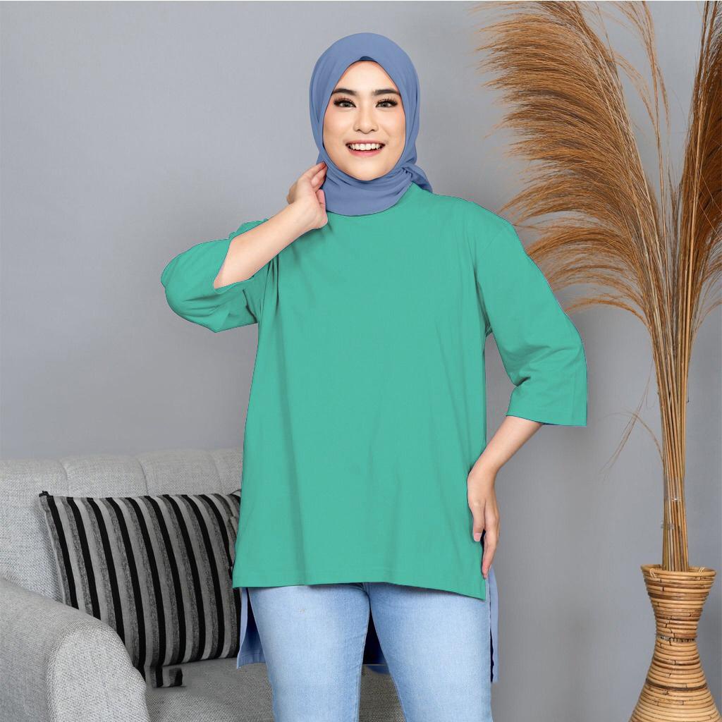 FC - TUNIK OVERSIZE WANITA POLOS TERBARU