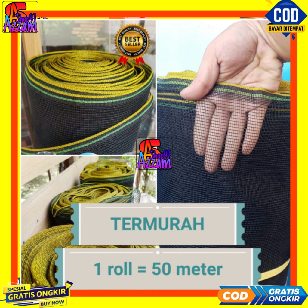 Waring, Jaring pagar ayam, jaring kandang, jaring tanaman, jaring kebun, Cap JANGKAR MAS, ECERAN