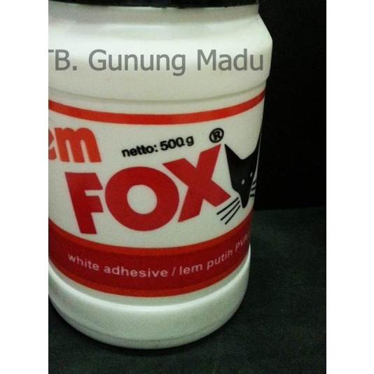 

LEM FOX PUTIH / LEM PUTIH / LEM KAYU 500 GRAM