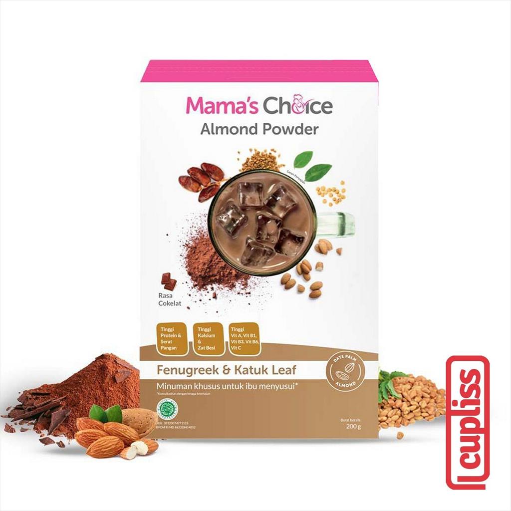 Mama Mama's Choice 200 Almond Powder Pelancar ASI Booster Chocolate