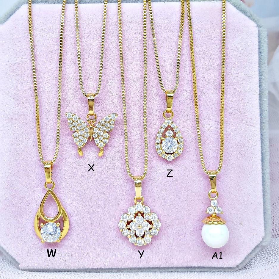 Kalung Xuping Wanita Mutiara Kupu RINN Jewelry - BN202 ▫ KRA.18Oc22ᴮ