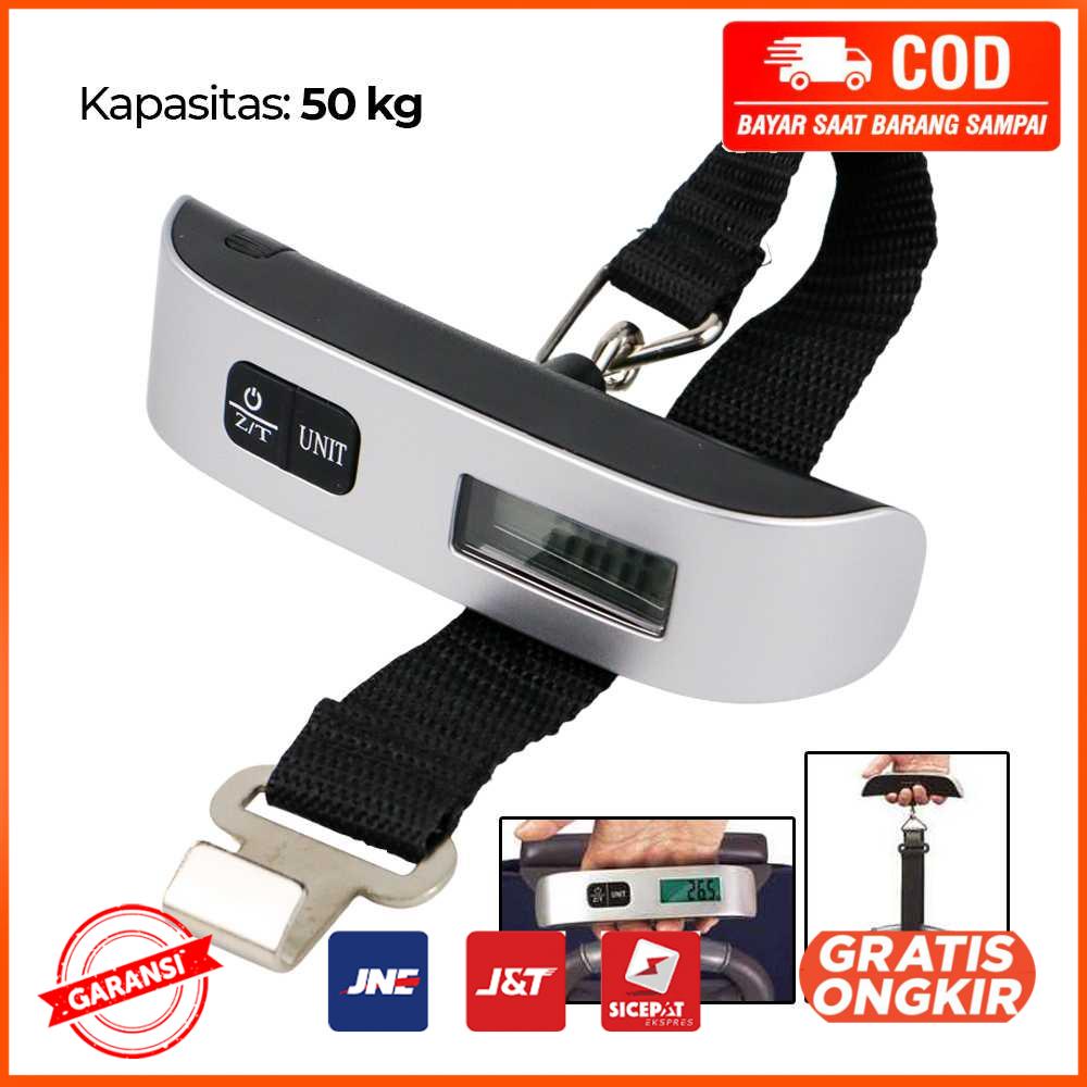 Timbangan Koper Digital Portable Scale 50kg Akurasi 10g QCS 13