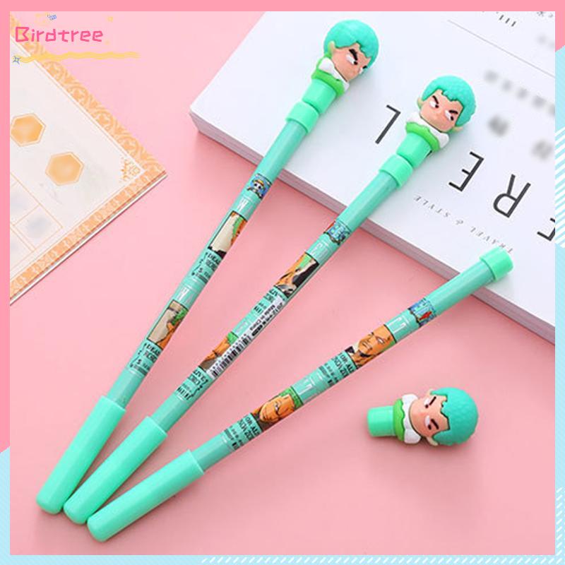 

[Readystock❤️COD]Spinning Pen Pulpen Putar Karakter Anti Stress Pena Mainan Anak Spinner Balance One Piece- BS