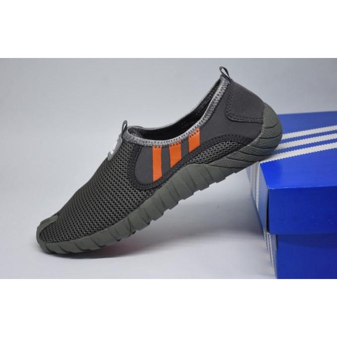 Sepatu Pria Adidas Jawpaw Slip On Sepatu Sepeda grey oren