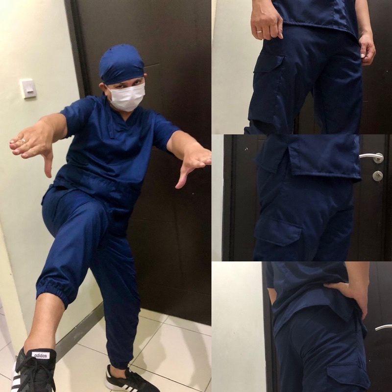 SCRUB / SETELAN SCRUB / SCRUB MEDIS KEKINIAN / BAJU OKA MEDIS