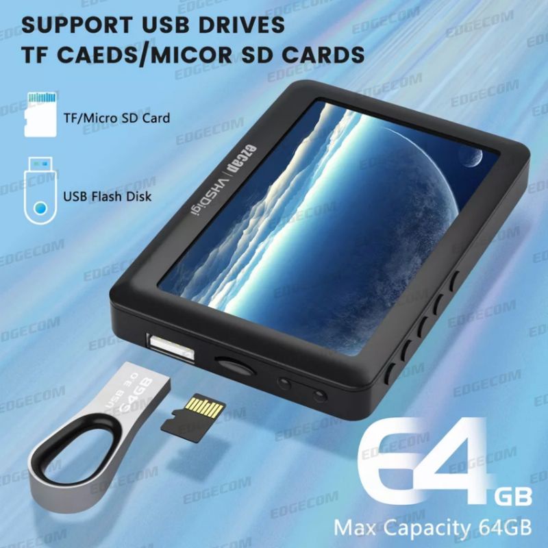 EZCAP 180 AV RCA VCR Recorder Save to Flashdisk/MicroSD / EZCAP180