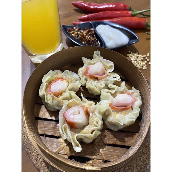

Dimsum Ayam topping Crabstick